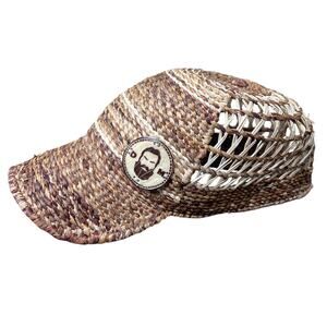 Ecuadoras Size Medium Woven Adjustable Straw Hat Handmade In Ecuador
